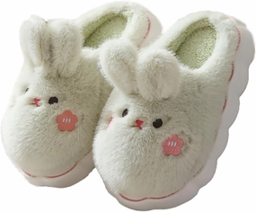 Cute Rabbit Cotton Animal Slippers for Women - Warm Home Slippers