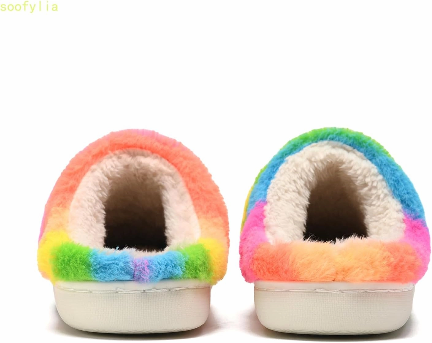 Cute Smile Face Kids' Plush Happy Face Slippers - Non-Slip, Warm, Indoor/Outdoor