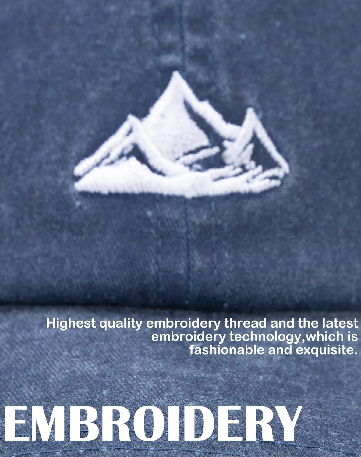 Dad Hat Baseball Cap Unisex Outdoor Unstructured Washed Soft Cotton Mountain Hat