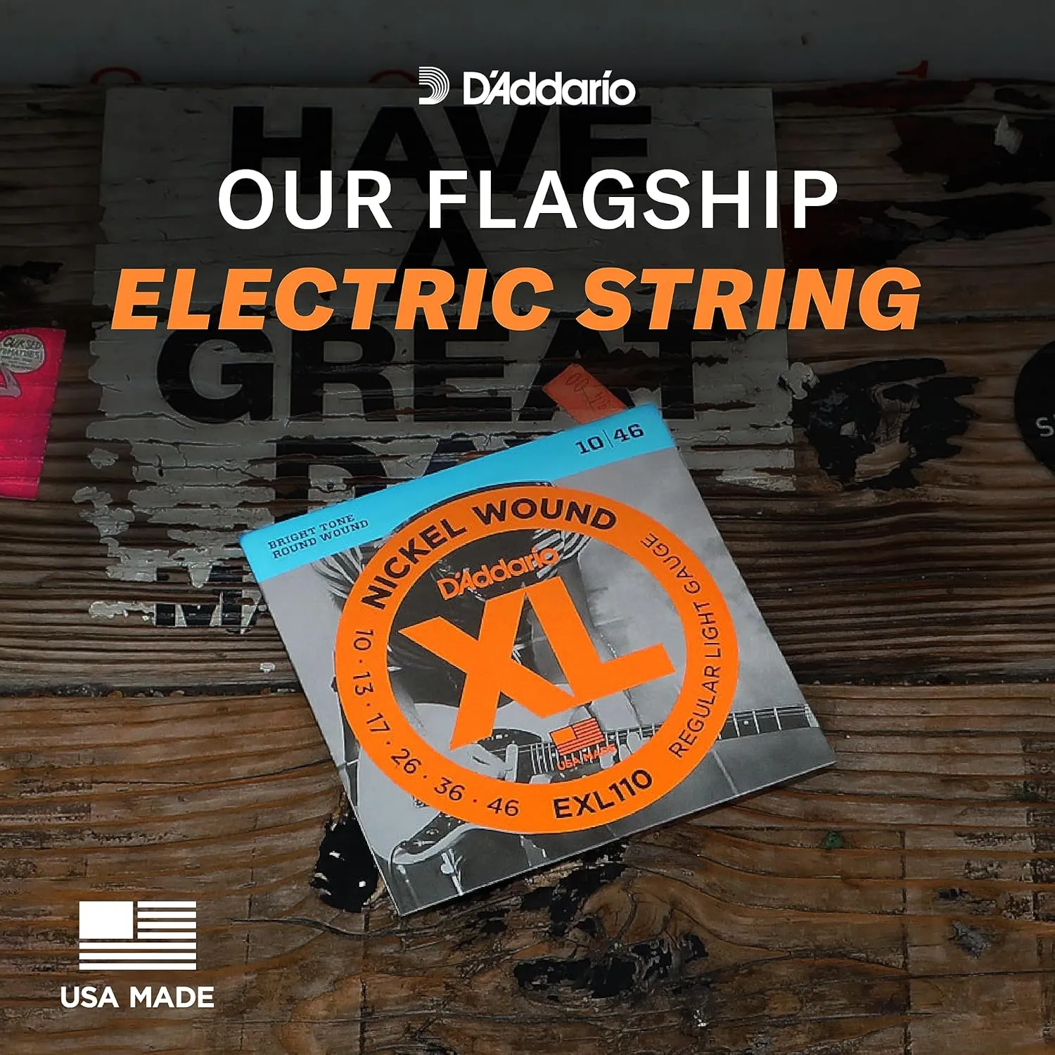 D'Addario Guitar Strings - XL Nickel Electric Guitar Strings - ESXL120 - Perfect Intonation, Consistent Feel, Reliable Durability - For 6 String Guitars - 09-42 Super Light Double Ball End