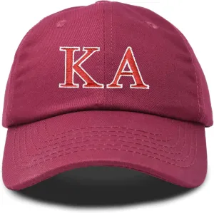 DALIX Kappa Alpha Order Fraternity Greek Letters Ball Cap Embroidered Hat