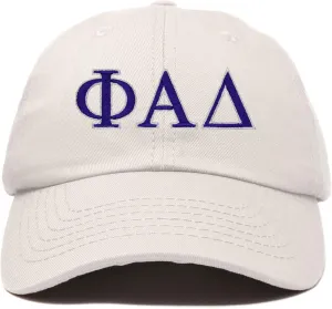 DALIX Phi Alpha Delta Greek Letters Ball Cap Embroidered Hat