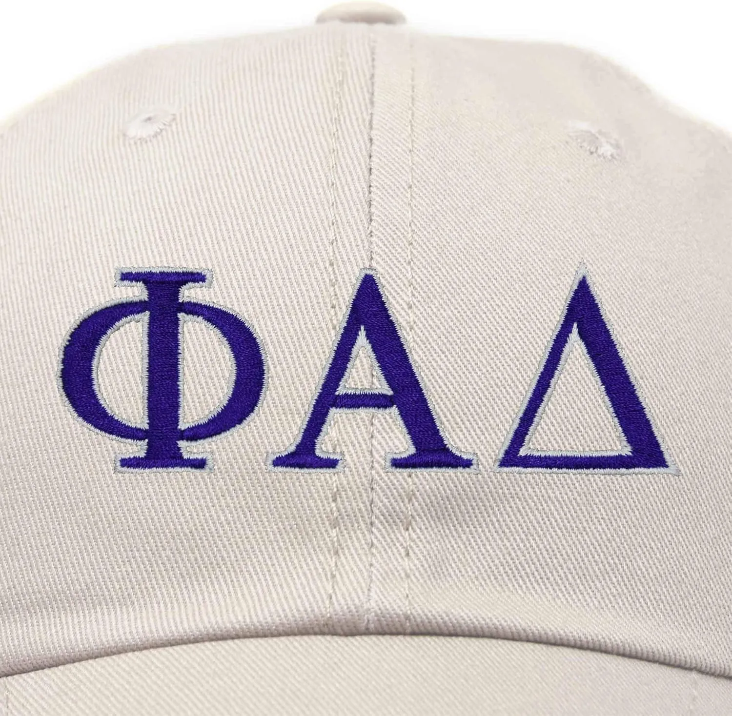 DALIX Phi Alpha Delta Greek Letters Ball Cap Embroidered Hat