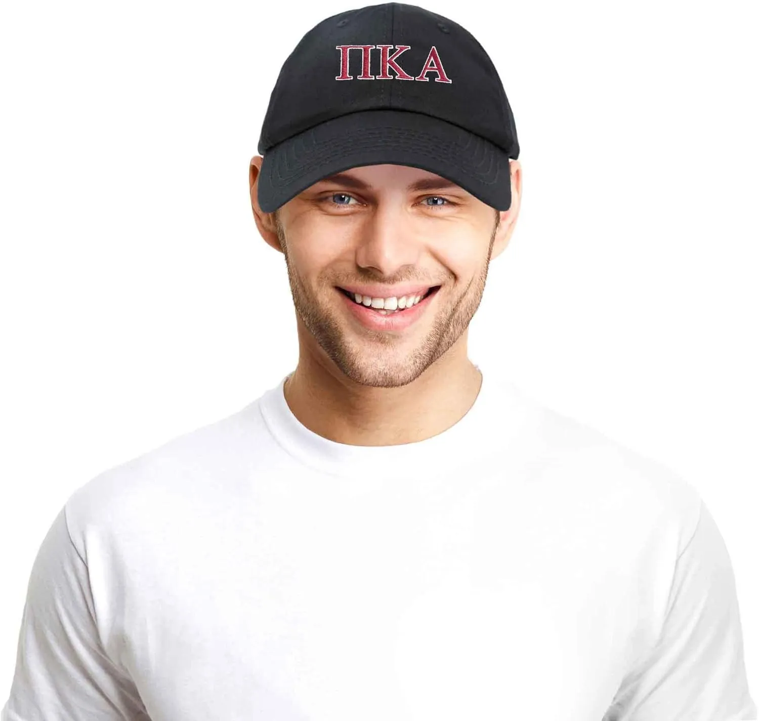 DALIX Pi Kappa Alpha Greek Letters Ball Cap Embroidered Hat