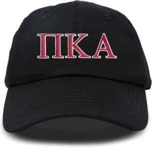 DALIX Pi Kappa Alpha Greek Letters Ball Cap Embroidered Hat