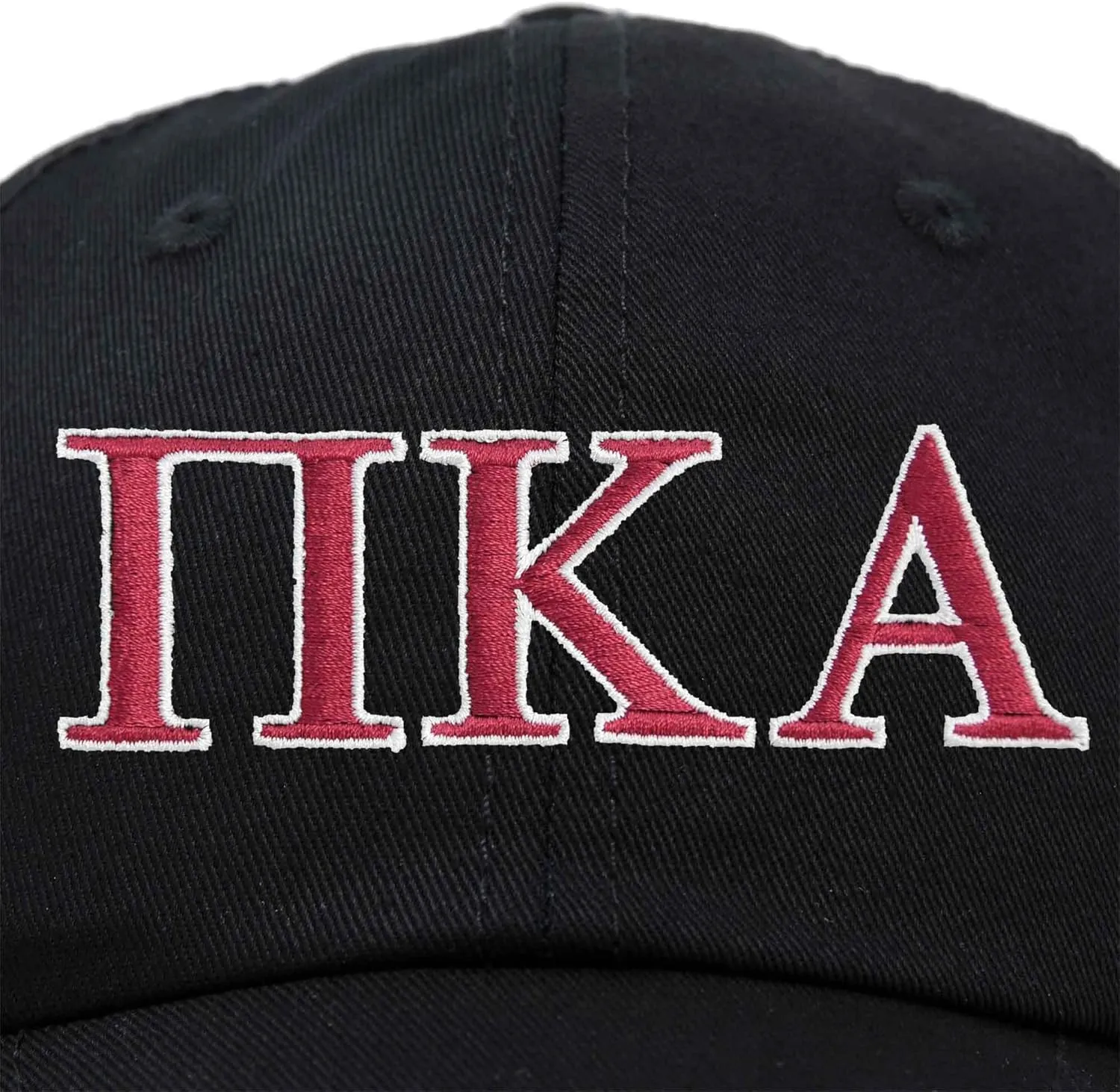 DALIX Pi Kappa Alpha Greek Letters Ball Cap Embroidered Hat