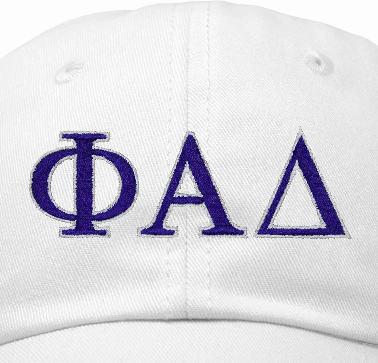 DALIX Phi Alpha Delta Greek Letters Ball Cap Embroidered Hat