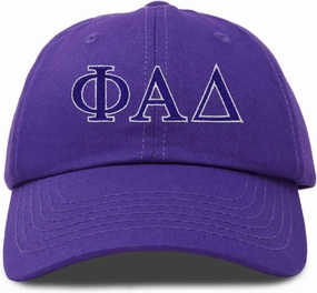 DALIX Phi Alpha Delta Greek Letters Ball Cap Embroidered Hat