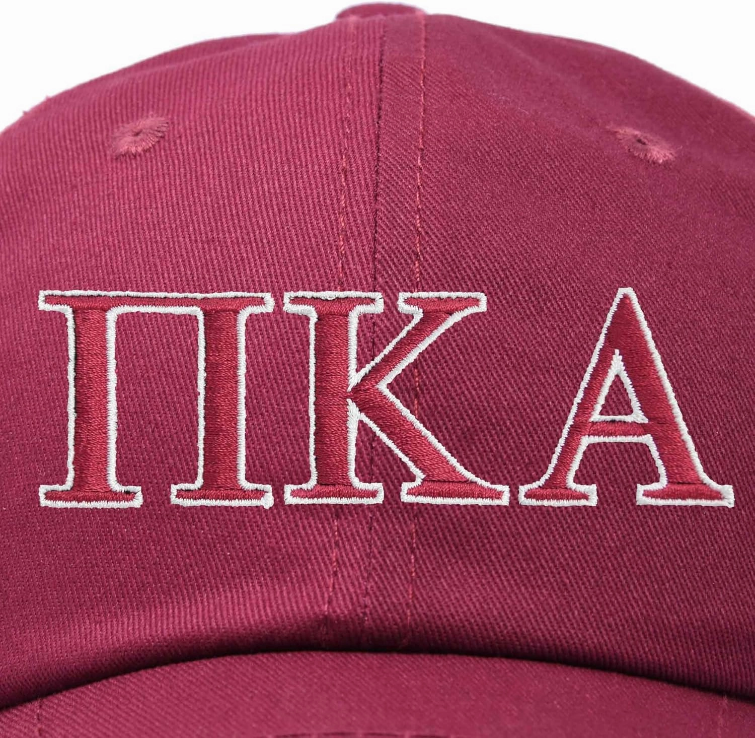 DALIX Pi Kappa Alpha Greek Letters Ball Cap Embroidered Hat