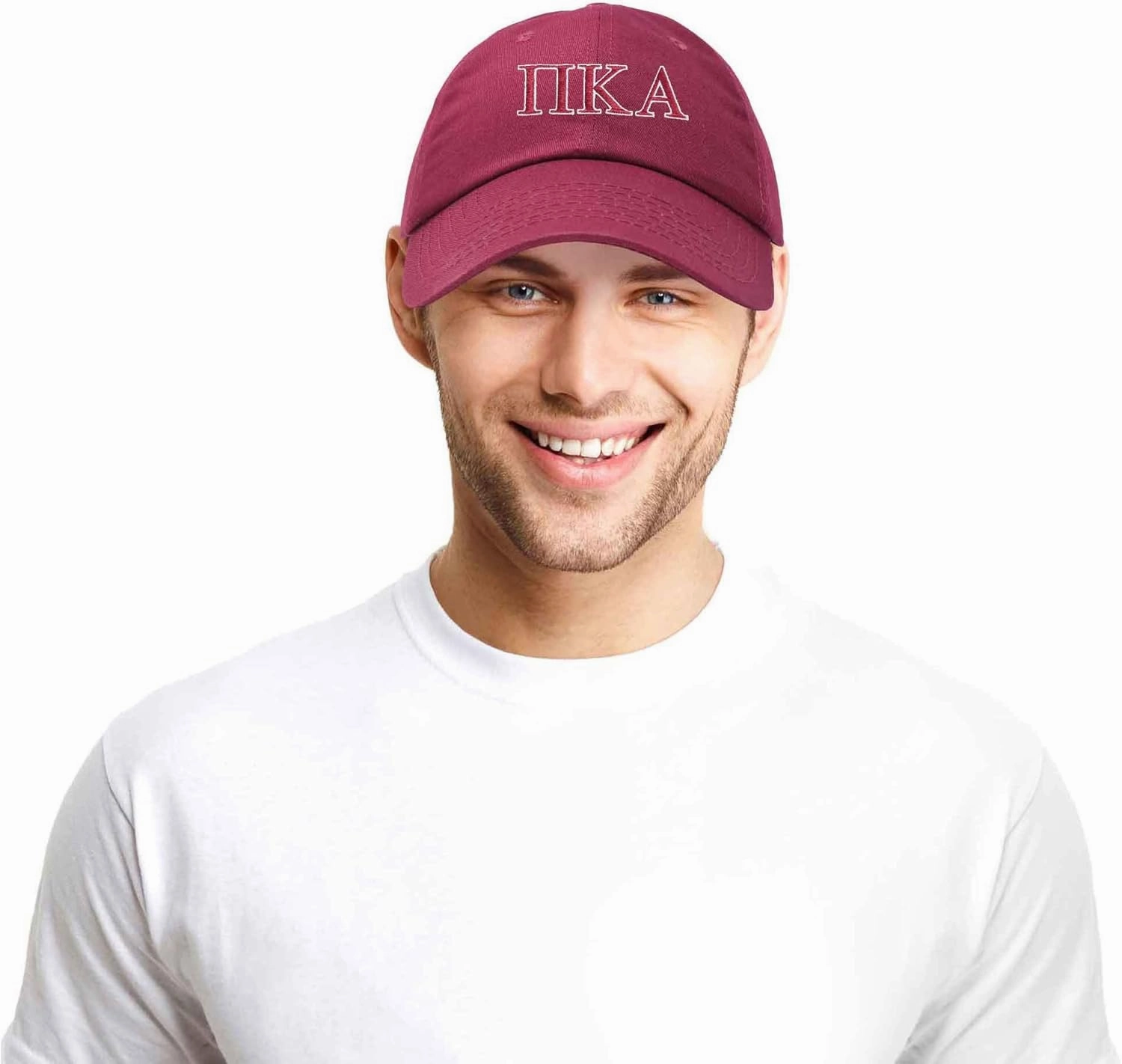 DALIX Pi Kappa Alpha Greek Letters Ball Cap Embroidered Hat