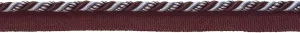 DÉCOPRO 3/16" (0.5cm) Small Shiny Twisted Rope Cord with Lip | Cord Trim # 0316BL, Mocha Ice Blue #24B (Silver Blue, Light Blue, Mocha Brown) 12 Yard Value Pack (36 ft/11m)