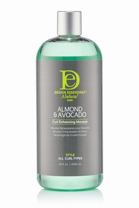 Design Essentials Natural Curl Enhancing Mousse REFILL, Best Value - Almond & Avocado Collection, 32 Oz
