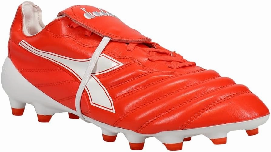 Diadora Mens Brasil Elite Tech T Italy Lpx Firm Ground Soccer Cleats Cleated - Red