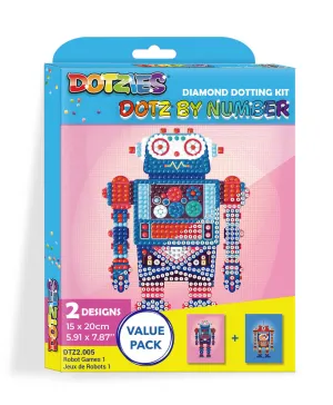 Diamond Dotz Robot Games 1 - 5.91 x 5.91 in