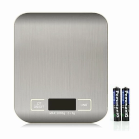 Digital Kitchen Food Scale for Cooking and Baking with Batteries