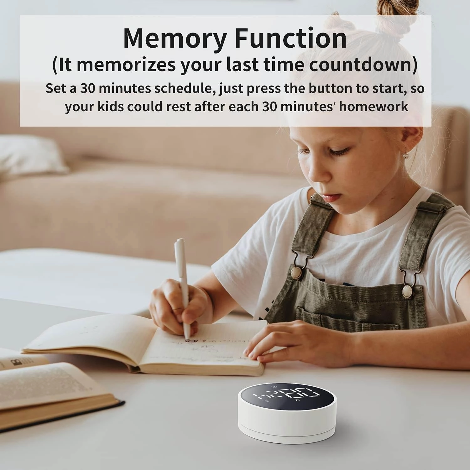 Digital Magnetic Kitchen Timer - LED Cooking Timer