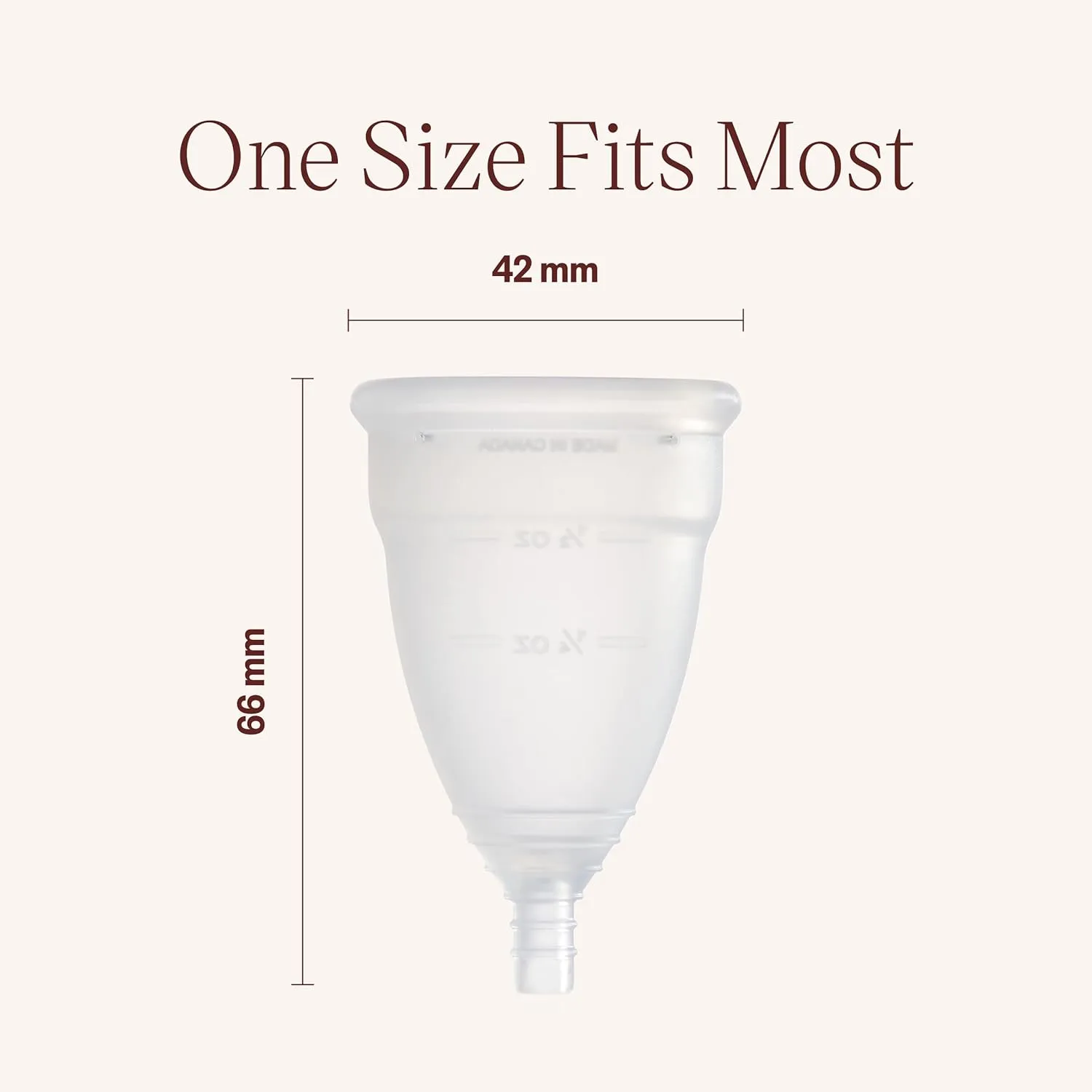 DIVA Cup - Medical Grade Silicone Cup for Period Care - Reusable Menstrual Cup - Up to 12 Hours of Continuous Wear - Model 1 (For Medium to Heavy Flow)
