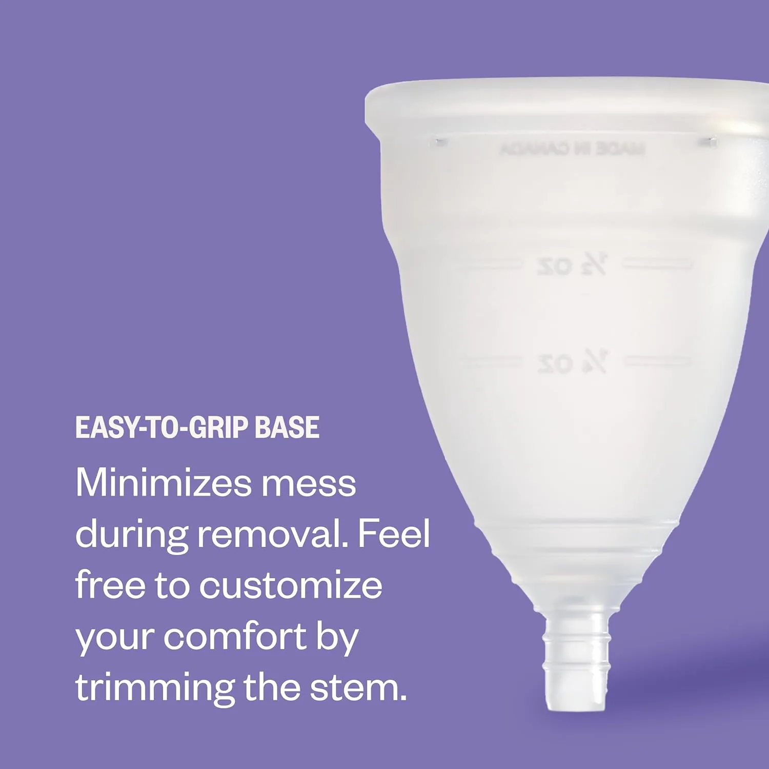 DivaCup - BPA-Free Reusable Menstrual Cup - Leak-Free Feminine Hygiene - Tampon and Pad Alternative - Up To 12 Hours Of Protection - Model 2