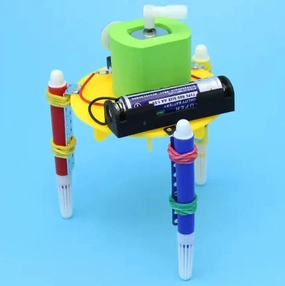 DIY Robot Kids Puzzle Assembled Handmade