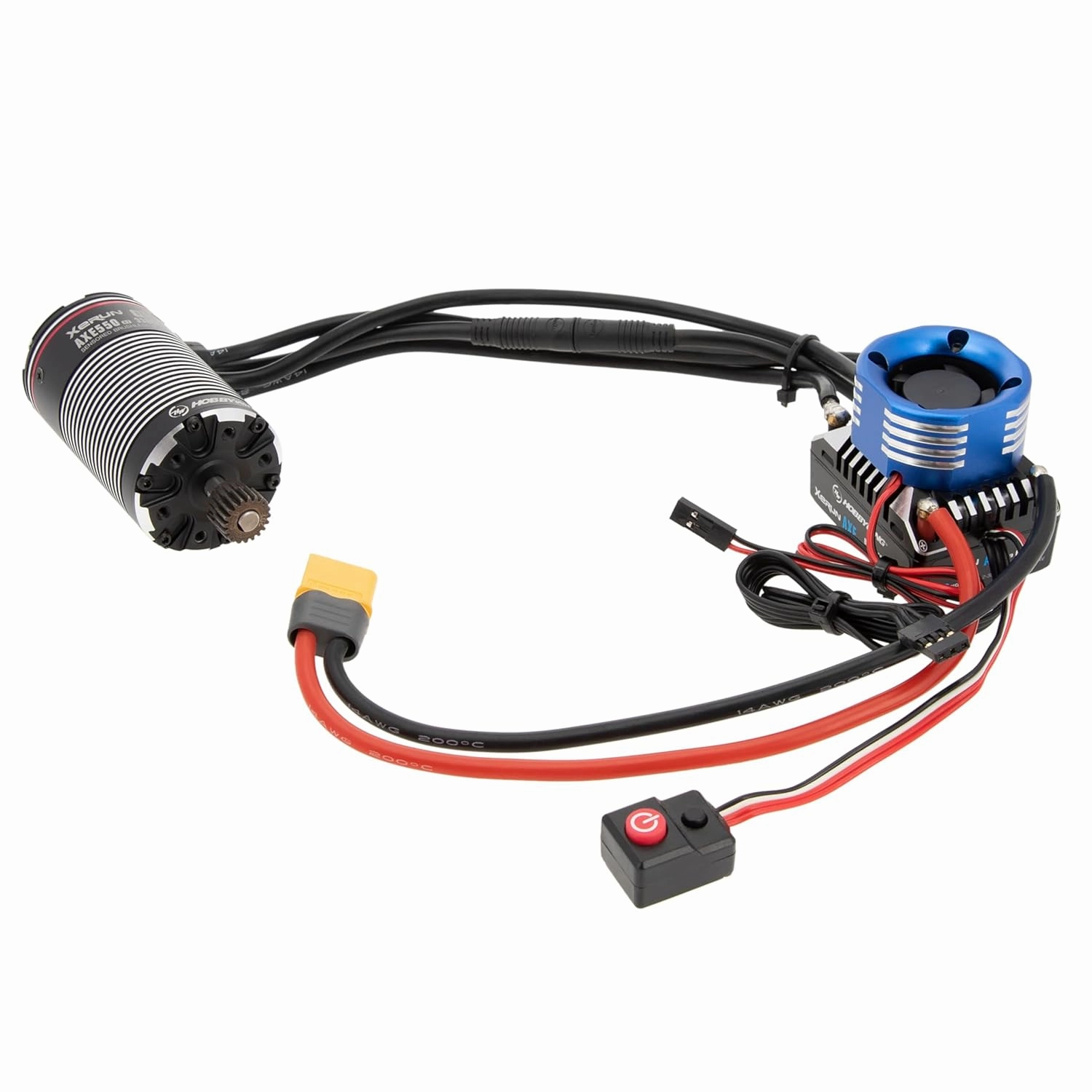 DKKY RC Motor Cooling Fan Heatsink 25mm 35000RPM for Arrma Axial Traxxas 1/6 1/8 1/10 RC Models 2510 Motor (Blue, 25mm)