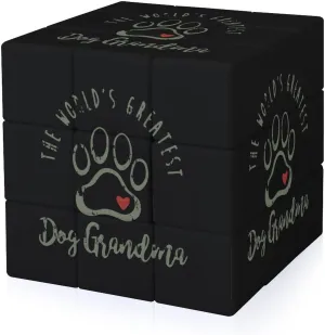 Dog Grandma Funny 3x3x3 Cube Smooth Lightweight Puzzle for Adult Graphic Printing Travel