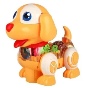 Dog Toy for Kids – Musical Transparent Gear Dog Toy