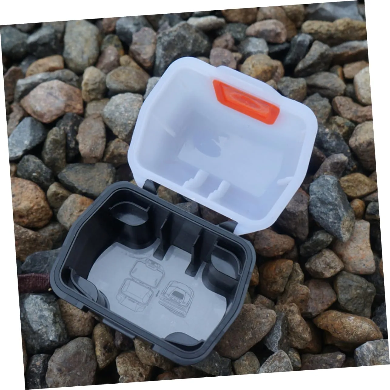 DOITOOL 3pcs Professional Headlight Box Sturdy Lamp Holder for Camping Hiking Outdoor Survival Portable Headlamp Carrier Shockproof Design Easy to Carry