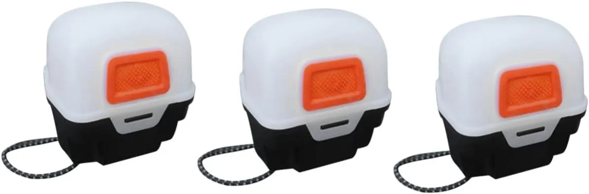 DOITOOL 3pcs Professional Headlight Box Sturdy Lamp Holder for Camping Hiking Outdoor Survival Portable Headlamp Carrier Shockproof Design Easy to Carry