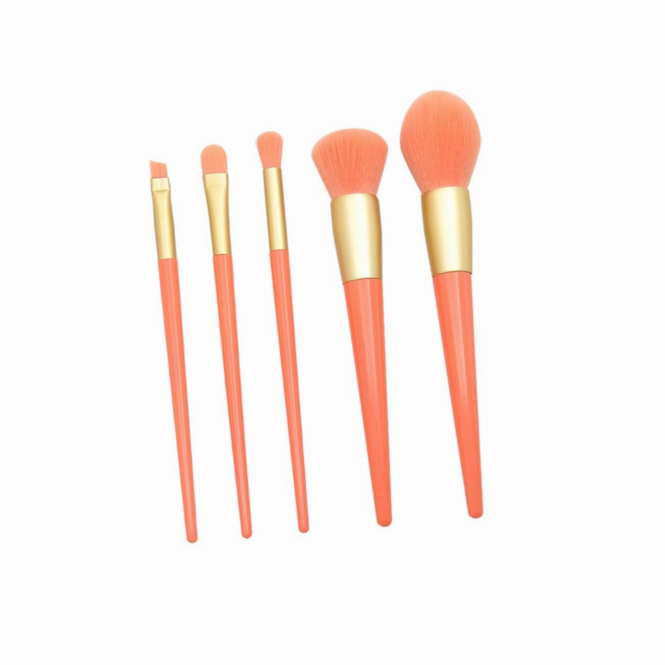 DOITOOL 15 Pcs 1 Makeup Brush Set Holder 12-piece Kit Portable Foundation Blush Liquid Powder Professional Reusable for Travel for