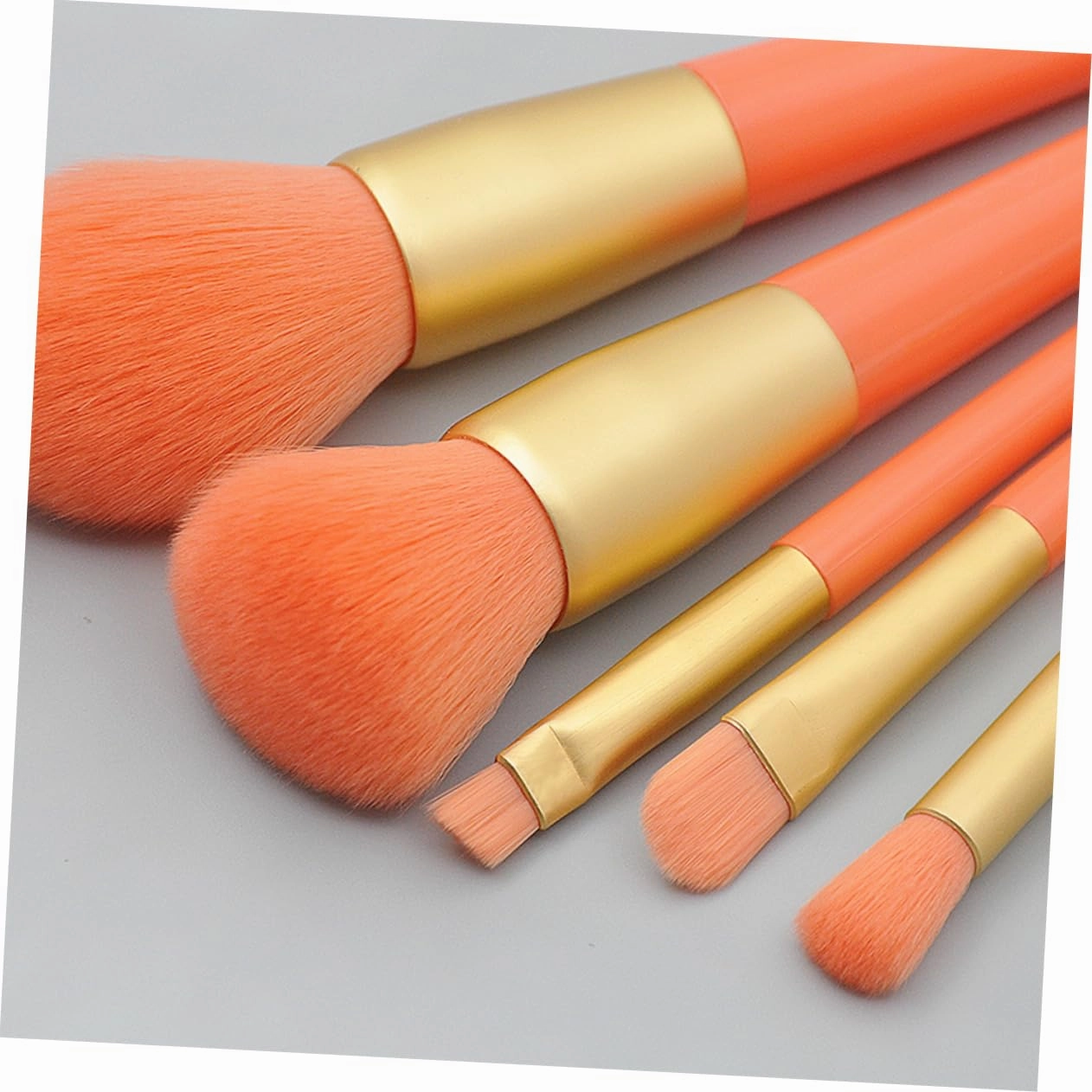 DOITOOL 15 Pcs 1 Makeup Brush Set Holder 12-piece Kit Portable Foundation Blush Liquid Powder Professional Reusable for Travel for