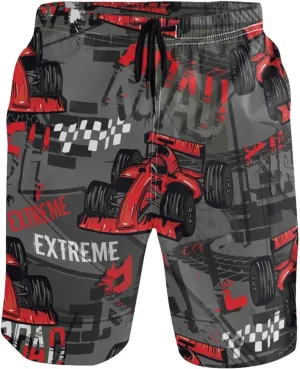 Dussdil Men's Swim Trunks Board Shorts Mens Swim TrunkQuick Dry Swimwear Pants with Mesh Lining