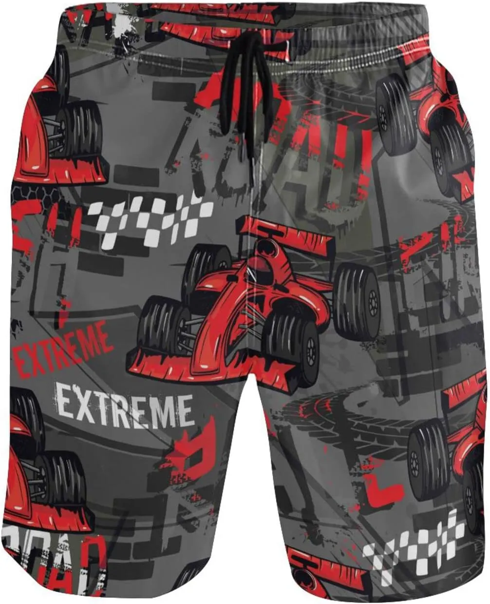 Dussdil Men's Swim Trunks Board Shorts Mens Swim TrunkQuick Dry Swimwear Pants with Mesh Lining