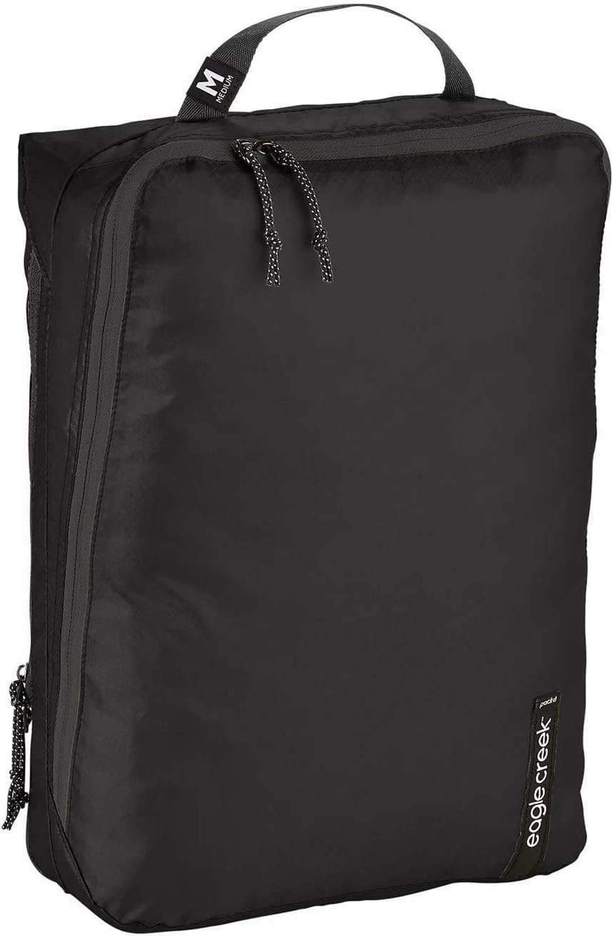 Eagle Creek Pack-It Isolate Clean/Dirty Packing Cubes for Travel, Black - Medium