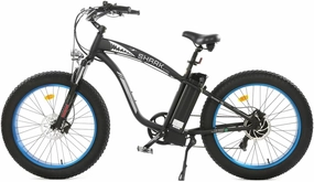ECOTRIC Coolboy Electric Bike 26" Fat Tire 750W Electric Mountain Bike 48V 12.5AH Removable Large Battery Adult Electric Bicycles Beach Snow Mountain Bike Dual Shock Absorber & Shimano 7-Speed
