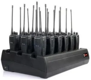 Eighteen Bay Rapid Desk Charger for Kenwood TK-3207 Rechargeable Two Way Radio