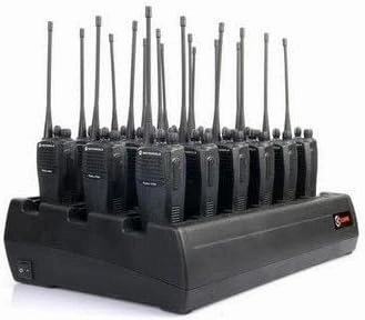 Eighteen Bay Rapid Desk Charger for Kenwood KNB-L3M Rechargeable Two Way Radio