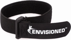 Elastic Reusable Cinch Straps 2" x 30" - 6 Pack Multipurpose Quality Hook and Loop Securing Straps