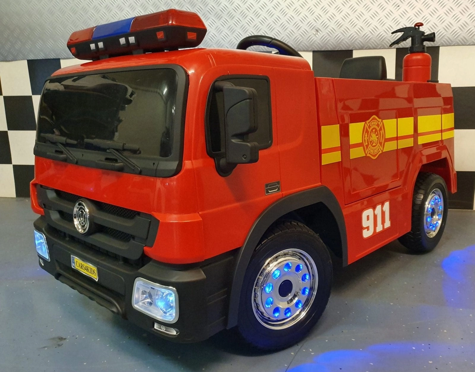 Electric Kids Car Fire Truck 12 Volt with Remote Control