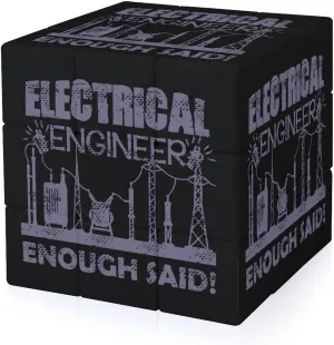 Electrical Engineer Funny 3x3x3 Cube Smooth Lightweight Puzzle for Adult Graphic Printing Travel