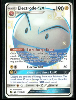 Electrode GX Hidden Fates: Shiny Vault #SV57/SV94