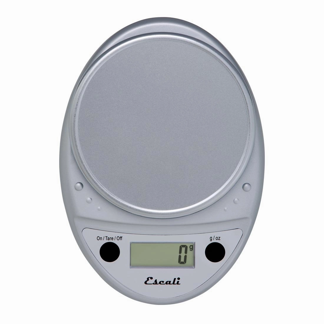 Escali Primo Digital Food Scale Multi-Functional Kitchen Scale and Baking Scale for Precise Weight Measuring and Portion Control, 8.5 x 6 x 1.5 inches, Chrome