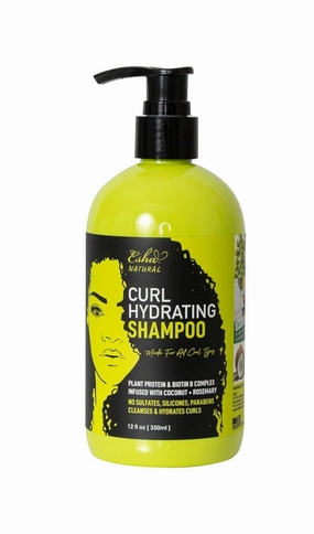 Esha Curls in Bloom: Cleanse & Moisture Set – Natural Curl Shampoo, Conditioner & Leave-In Bundle for Hydrated, Defined, Frizz-Free Curls (3 Items)