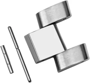 Ewatchparts 17MM WATCH BAND LINK COMPATIBLE WITH TAG HEUER AQUARACEER WAB2011/0 WAF1111 WAF1112 WAF1113