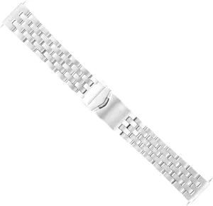 Ewatchparts 20mm Watch Band Bracelet Compatible With Breitling Colt A74380 Chronometre Stainless Steel Shiny