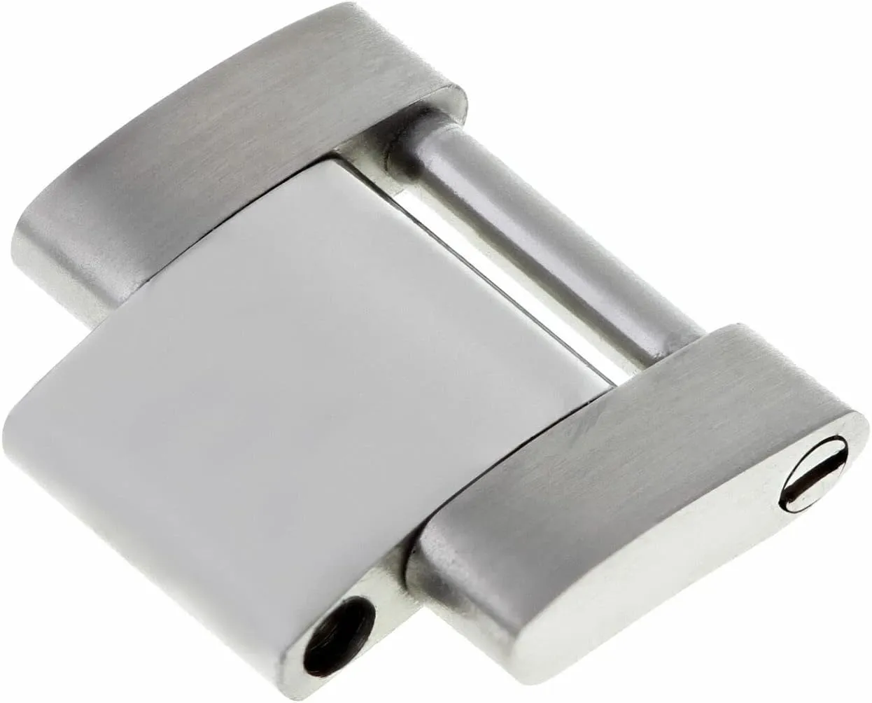 Ewatchparts SOLID LINK COMPATIBLE WITH OYSTER WATCH BAND ROLEX SUBMARINER SHINY/CENTER STAINLESS STEEL
