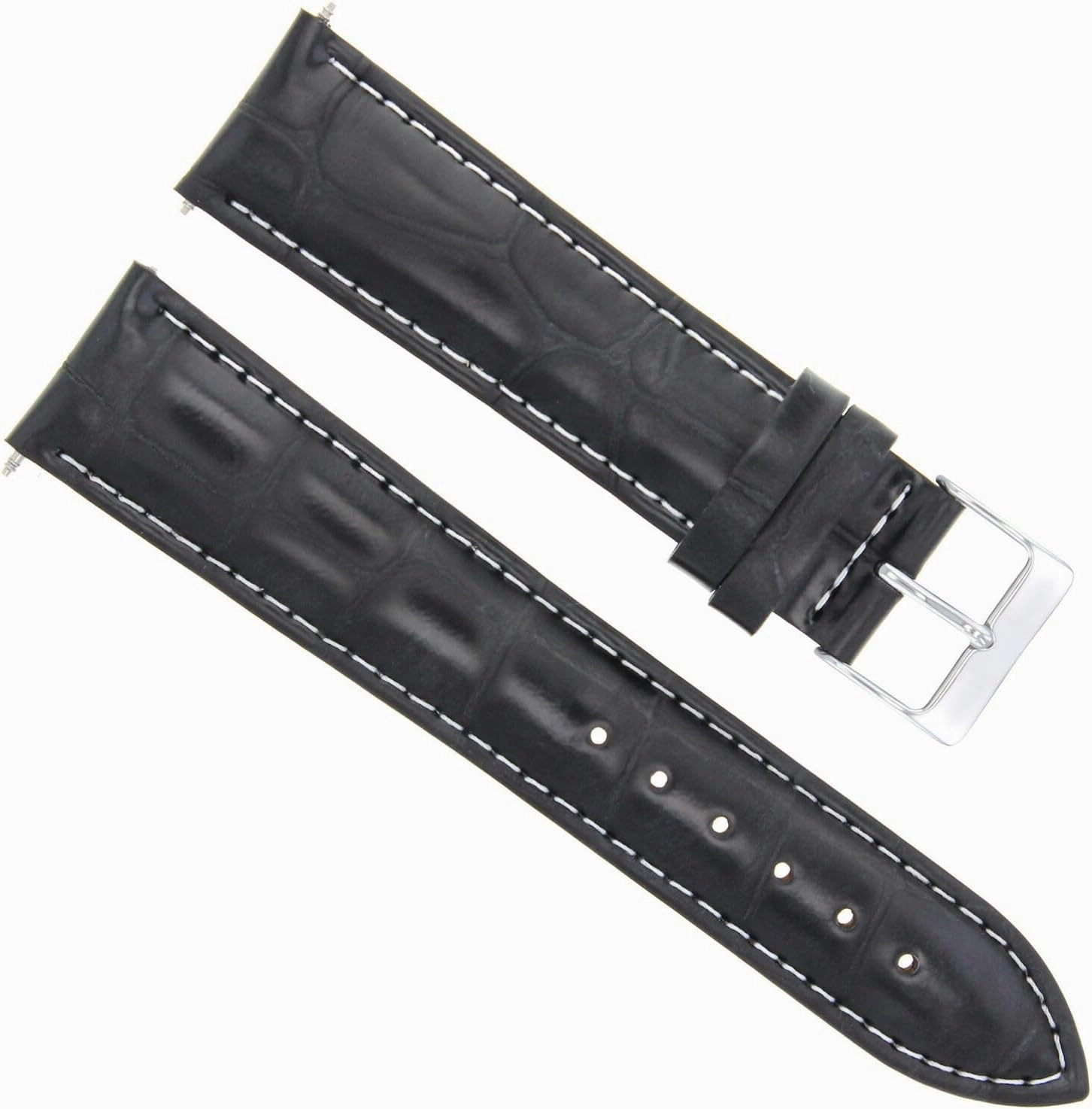 Ewatchparts 17-18-19-20-21-22-23-24mm Genuine Leather Watch Band Strap Compatible With Tissot Watch