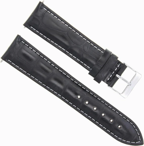 Ewatchparts 17-18-19-20-21-22-23-24mm Genuine Leather Watch Band Strap Compatible With Tissot Watch