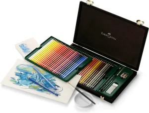 Faber-Castell Art & Graphic Albrecht Dürer Watercolour Pencil, Multicoloured, Wooden Case Of 48, For Art, Craft, Drawing, Sketching, Home, School, University, Colouring