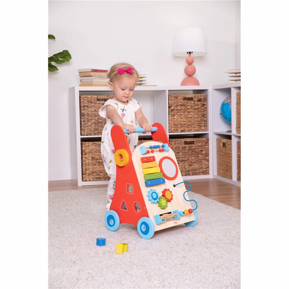 FAT BRAIN TOYS BUSY BABY DELUXE WALKER