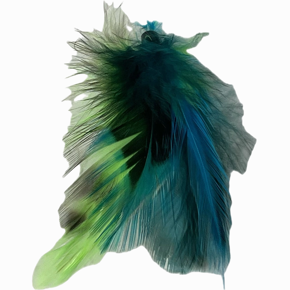 Feather Extension Teal and Green (Pack of 10) by A Creative Collection